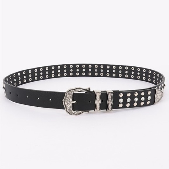 Studs & Rhinestones Belt